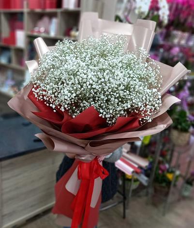 Букет цветов из: Гипсофила в Кемля